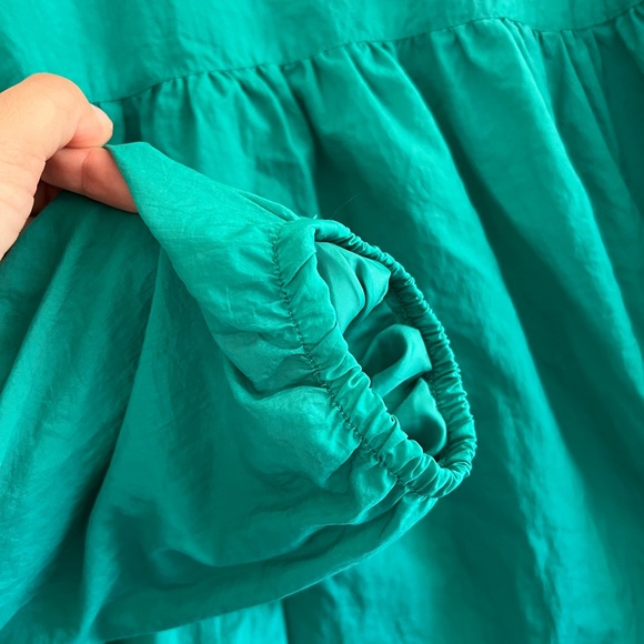 Free People Now Or Never Balloon Sleeve Bomber Windbreaker Light Jacket - Picture 9 of 9